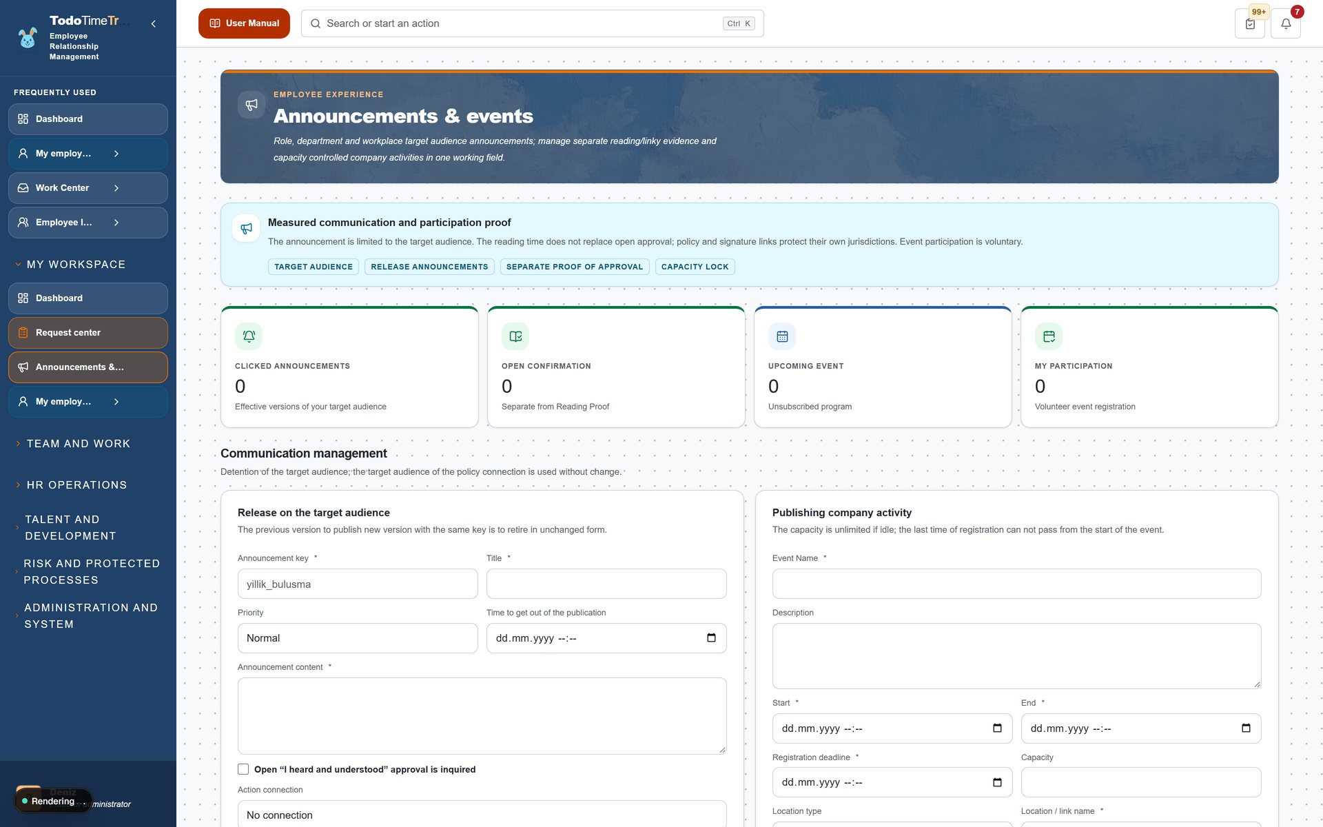 communications screenshot