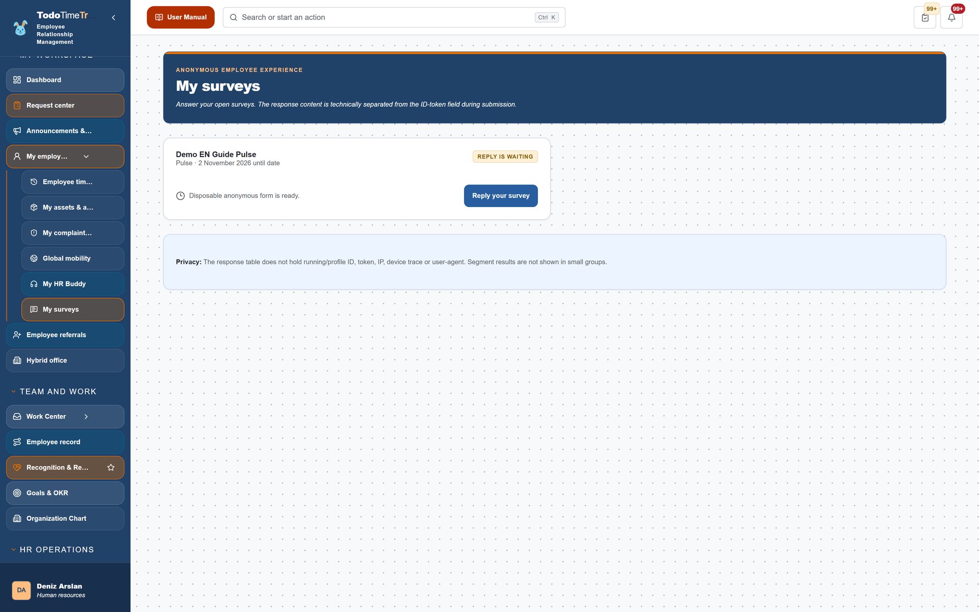 my_surveys screenshot