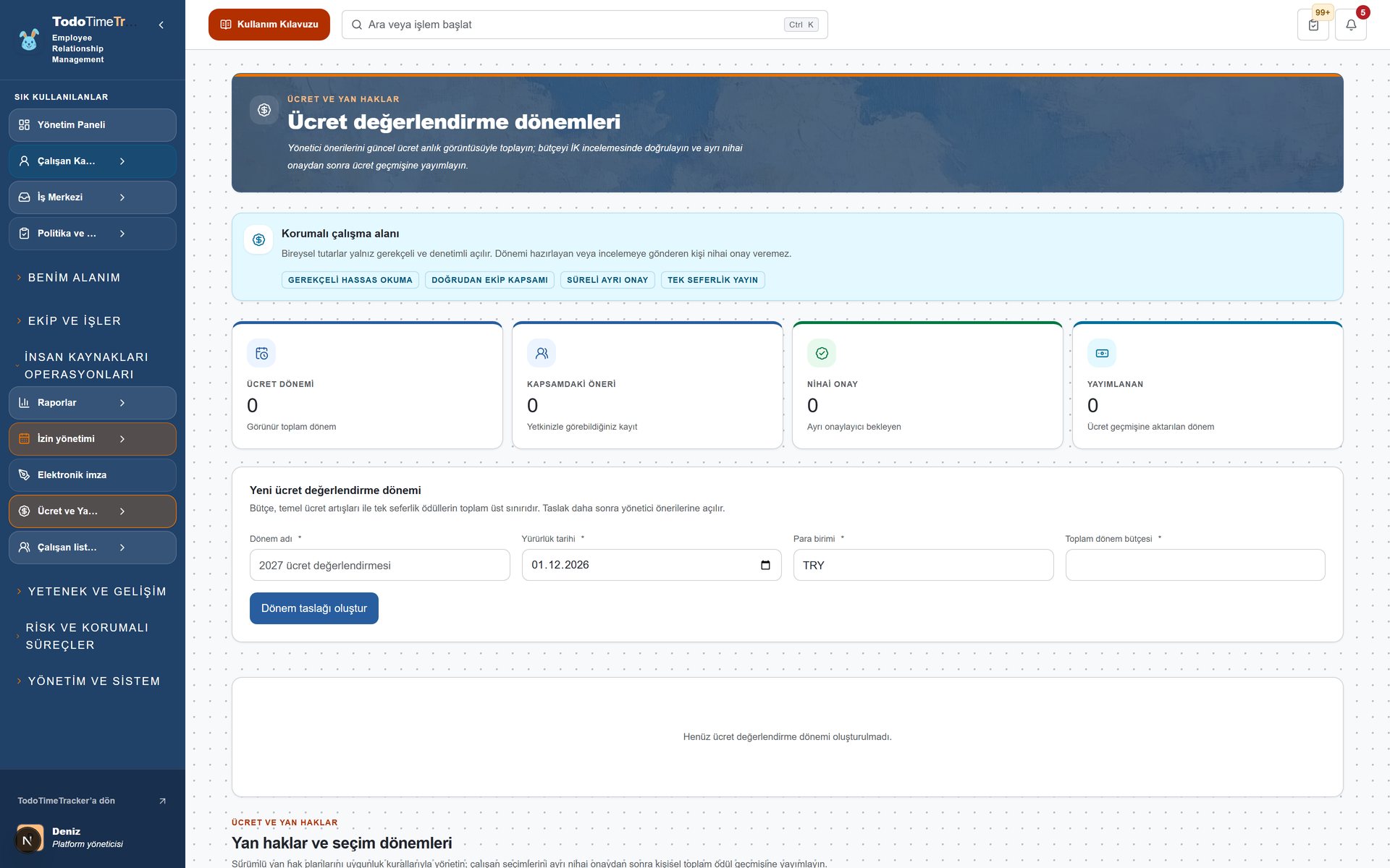 compensation ekran goruntusu